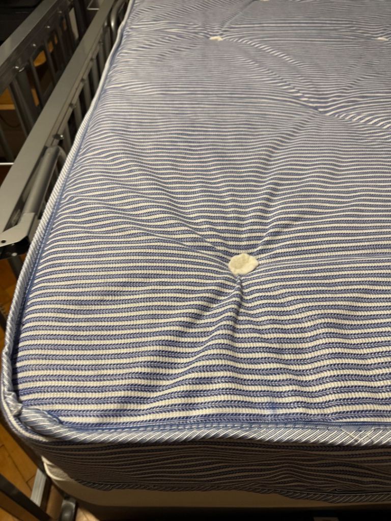 Single mattress for younger children used on a pull out bed