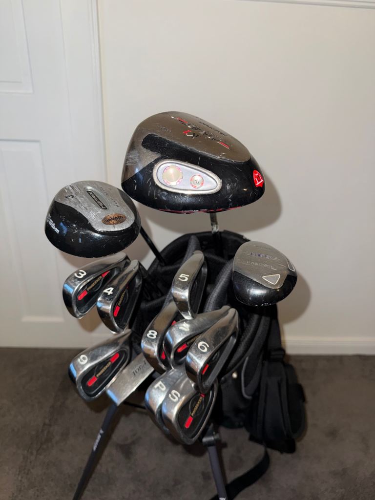 Budget Friendly Complete Golf Club Set + Dunlop Stand Bag – Great Starter Set