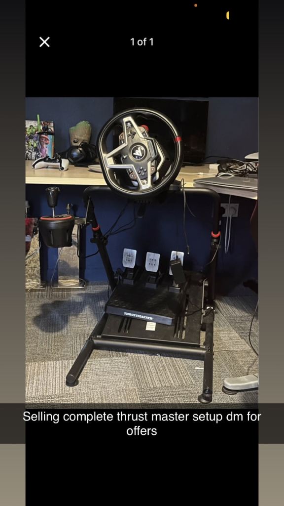 Thrust master racing setup 