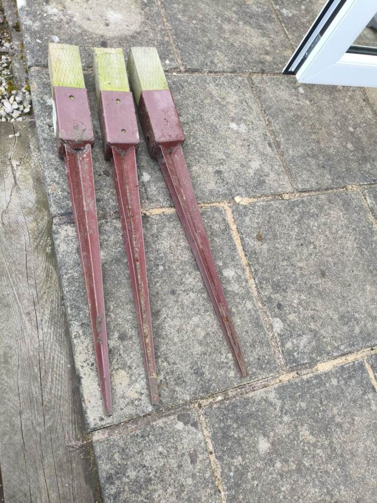 Fence post anchors 