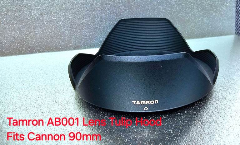 Tamron AB001 Lens Tulip Flower Hood Fits Cannon Lens 90mm