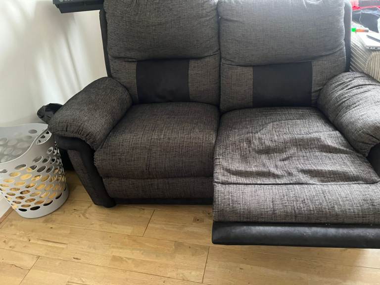 Double seater recliner sofa.