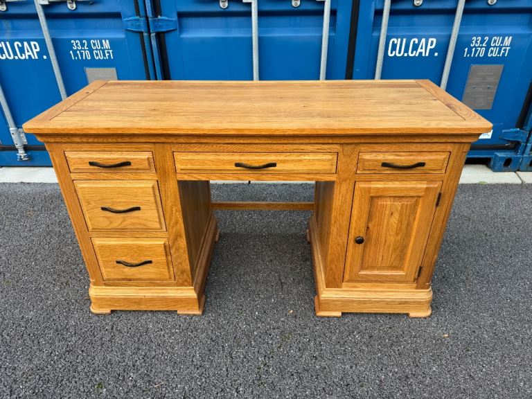 CANTERBURY Natural Solid Oak Desk excellent condition from oak furniture land possible 🚚 