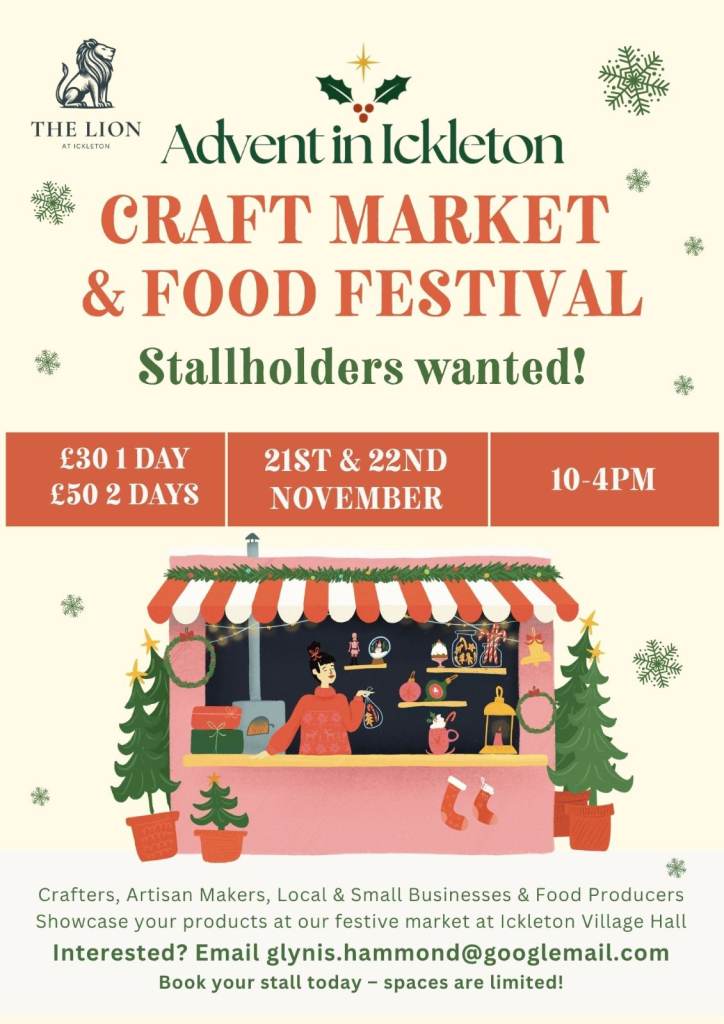 Stallholders Wanted - Ickleton Christmas Market
