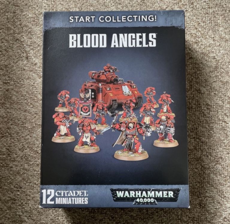 image for Warhammer 40k start collecting blood angels.
