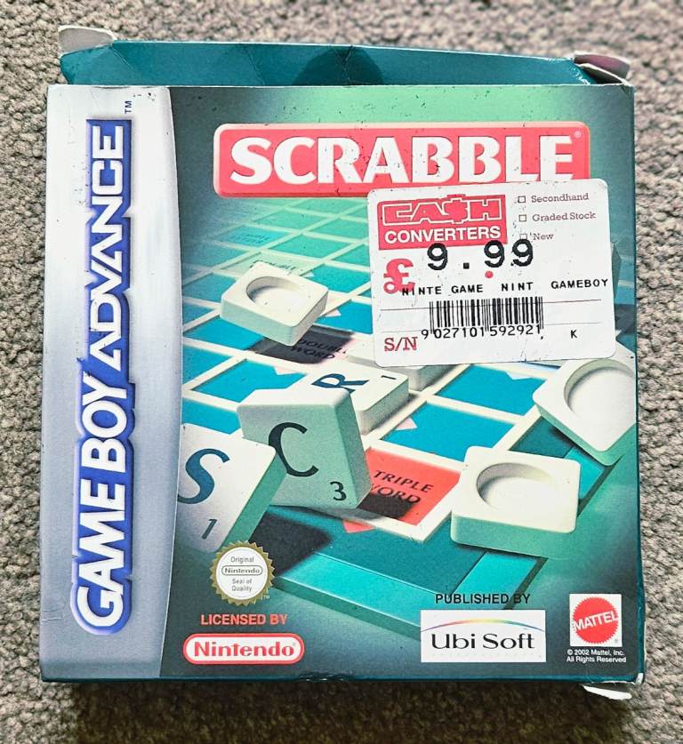 SCRABBLE - NINTENDO GAMEBOY ADVANCE. 