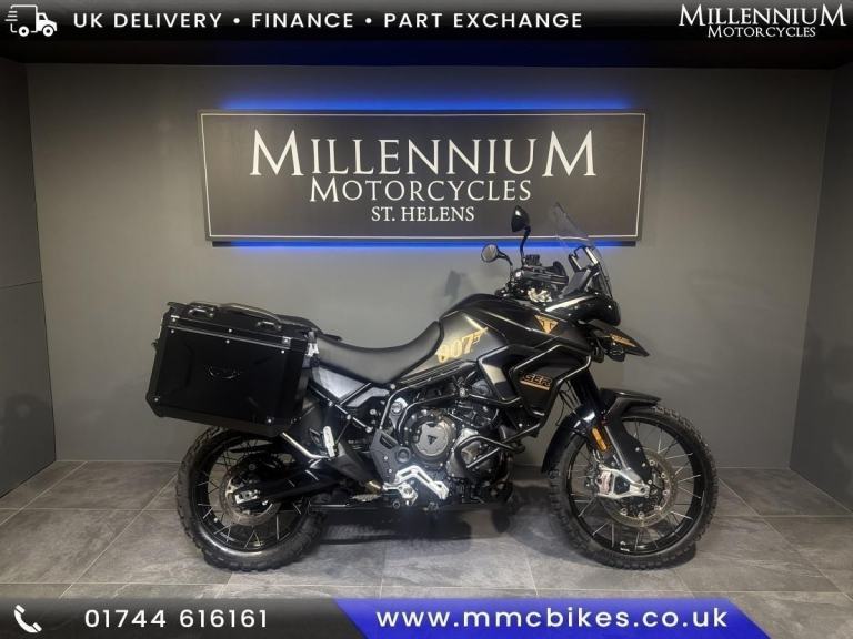 2022 TRIUMPH TIGER 900 BOND EDITION LIMITED EDITION ADVENTURE BIKE WITH LUGGA...