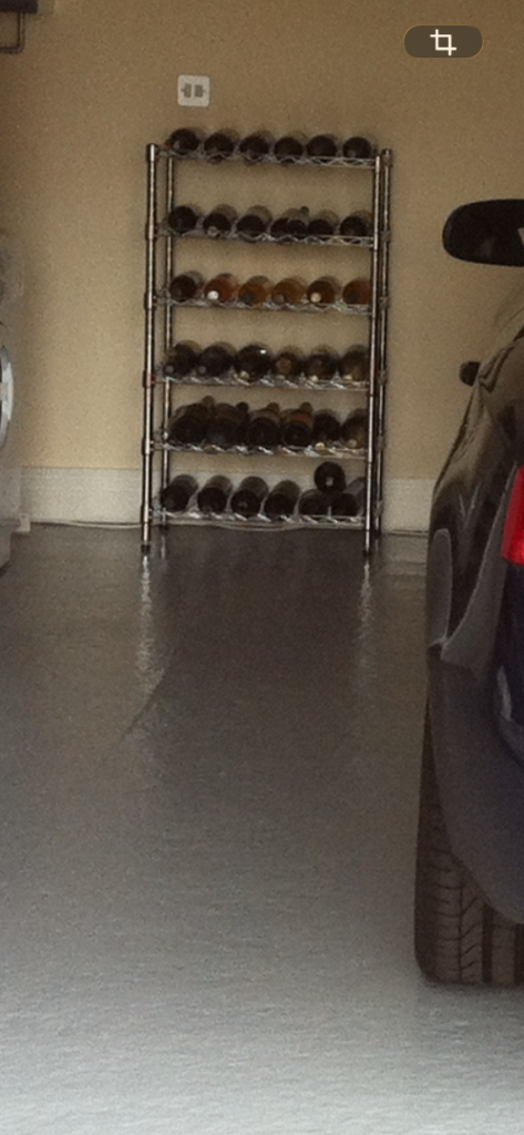 Metal Wine Rack – Silver, Holds 36 Bottles