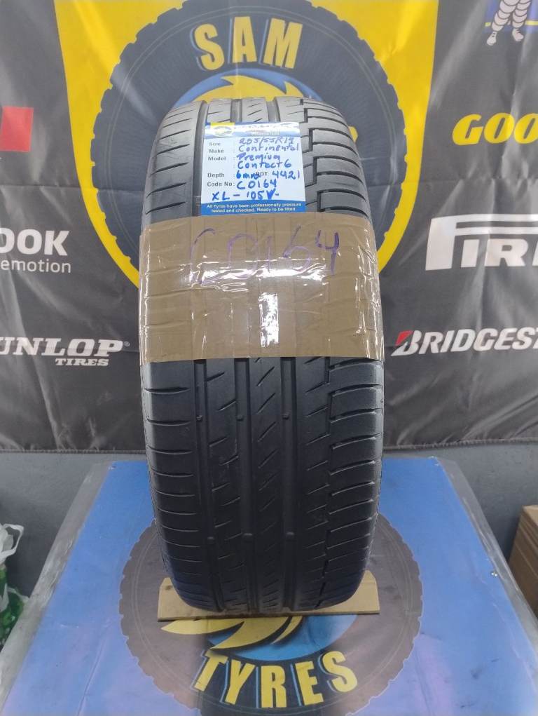1 x 235 55 19 105V Continental PremeumContact 6 XL - 6MM - C0164