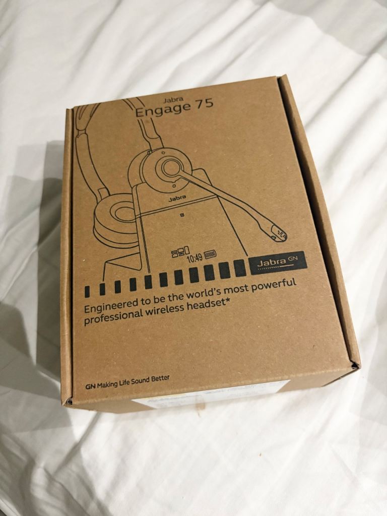 CAN DELIVER, BRAND NEW, Jabra Engage 75 SE Stereo Wireless Headset Professional Calls, 4 AVAILABLE