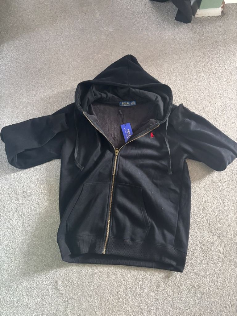 Ralph Lauren black zip up jacket 