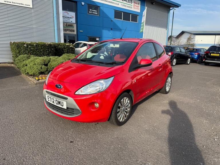 2012 Ford Ka 1.2 Zetec Hatchback 3dr Petrol Manual Euro 5 (s/s) (69 ps) Petrol