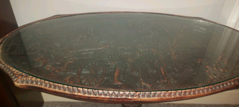Antique Chinese hand-carved reisin not wd