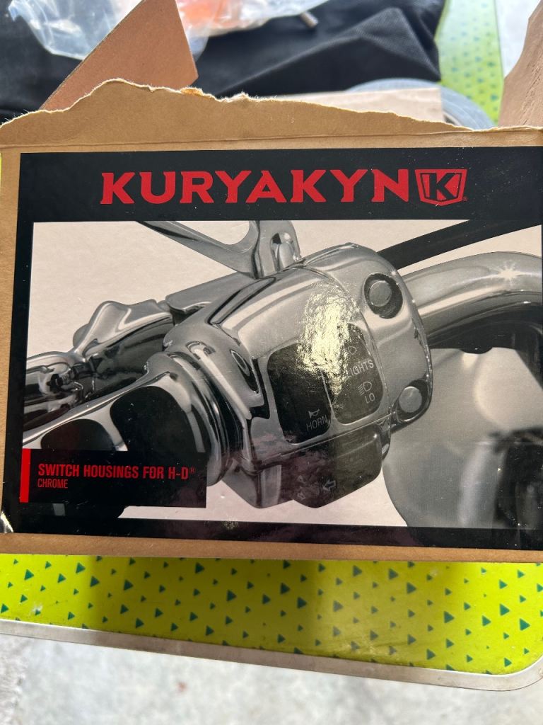 Harley Davidson Kuryakyn Chrome Switch Housings