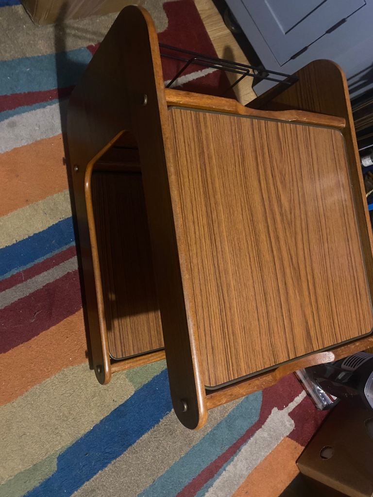 Vintage mid century cocktail/coffee trolley