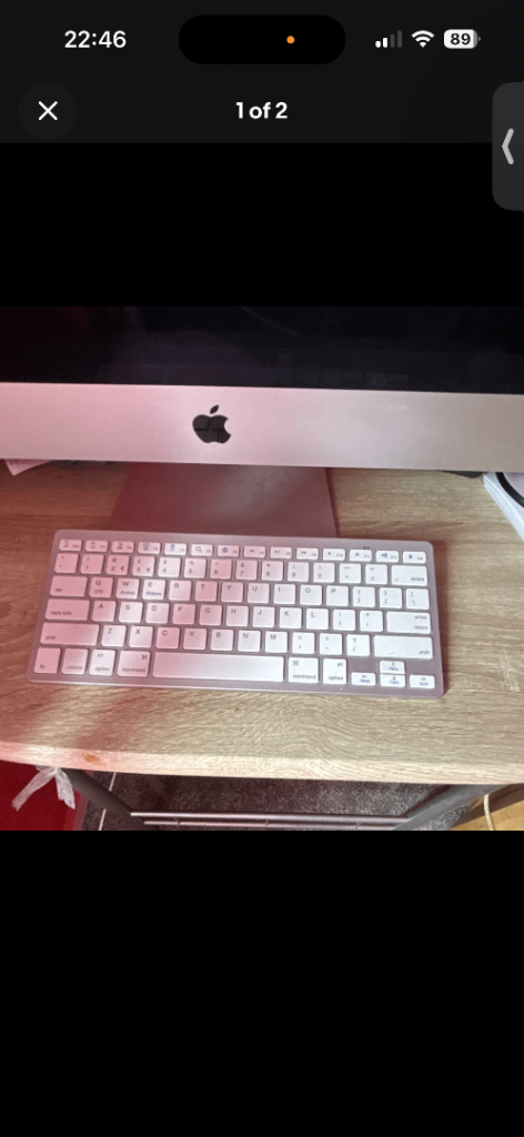 Apple iMac Desktop PC with Keyboard and Mouse – Good Condition