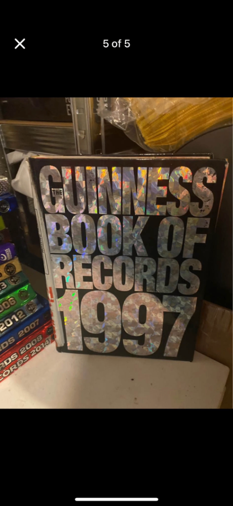 Large Collection of Guinness World Records Books (1997-2014)