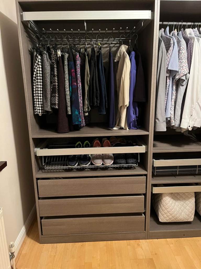 Lovely L shape corner wardrobe