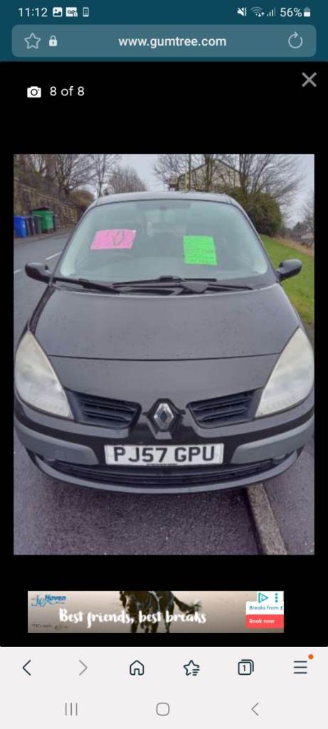RENAULT SCENIC £475 O.N.O