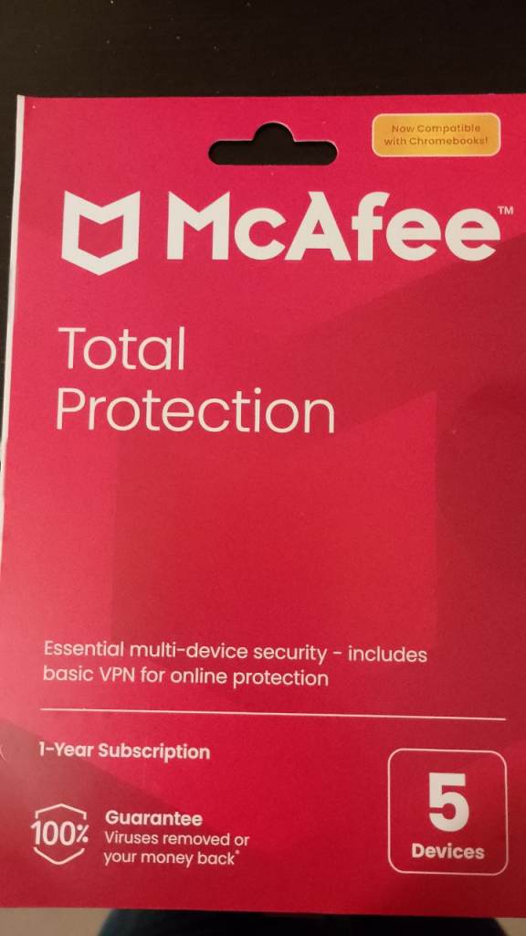 McAfee Total Protection Antivirus 5 devices