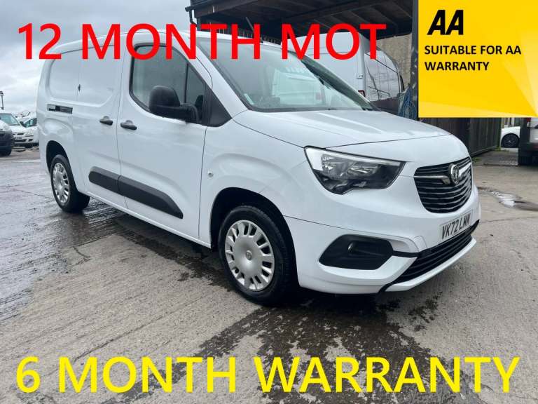 2022 Vauxhall Combo 2300 1.5 Turbo D 100ps H1 Sportive Van PANEL VAN Diesel Manual
