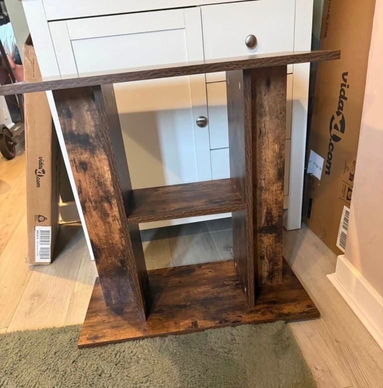 Small Wooden aquarium stand new