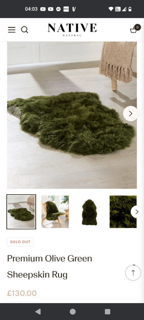 New Zealand Sheepskin Rugs Clearance 