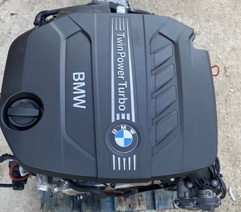 BMW 2.0D N47D engine removed from a BMW F30 3 Series and sold as a complete engine assembly.