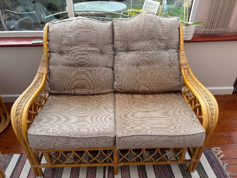 Conservatory cane Furniture set