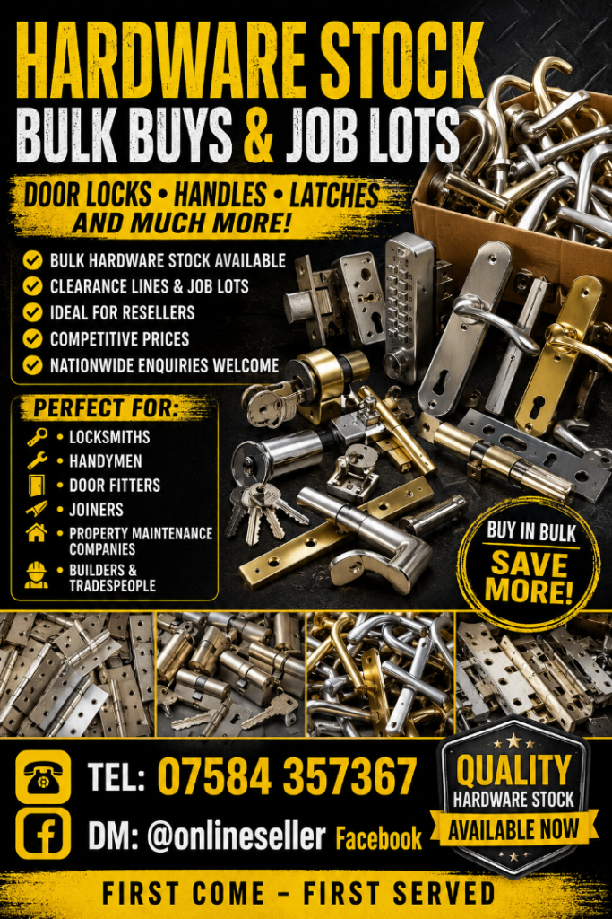 Ironmonger materials 