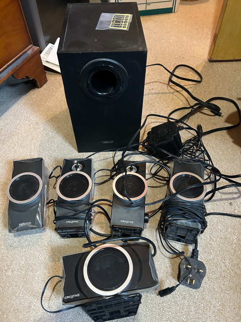 Creative PC surround sound system