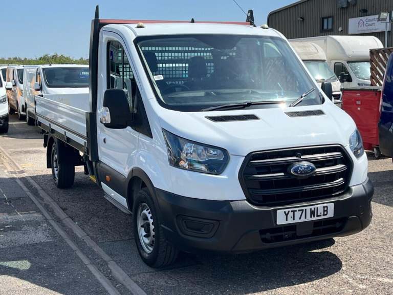 2021 Ford Transit 2.0 350 EcoBlue Leader Dropside 2dr Diesel Manual RWD L3 Euro 6 (s/s) (130  CHA...