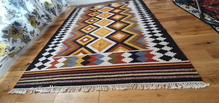 Hand made rug, 100%  180x120cmwool from John Lewis