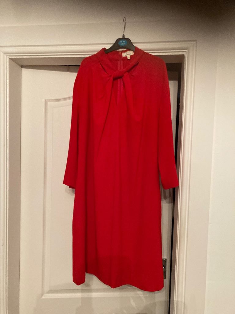 House of fraser ( linea) red dress size 14