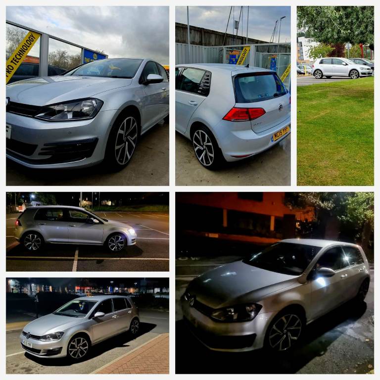 VW GOLF Mk7 DSG 7 SPEED AUTO FSH MATCH & TECH ED TECHNOLOGY PACK AUTO PARKING 1.6 TDi RED i