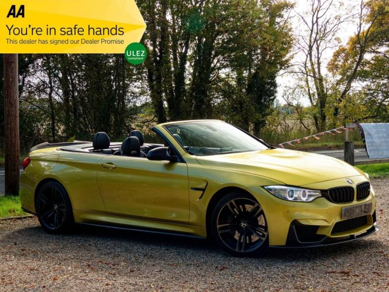 2015 M BMW M4 3.0 BITURBO CONVERTIBLE 2DR PETROL DCT EURO 6 (S/S) (431 PS)