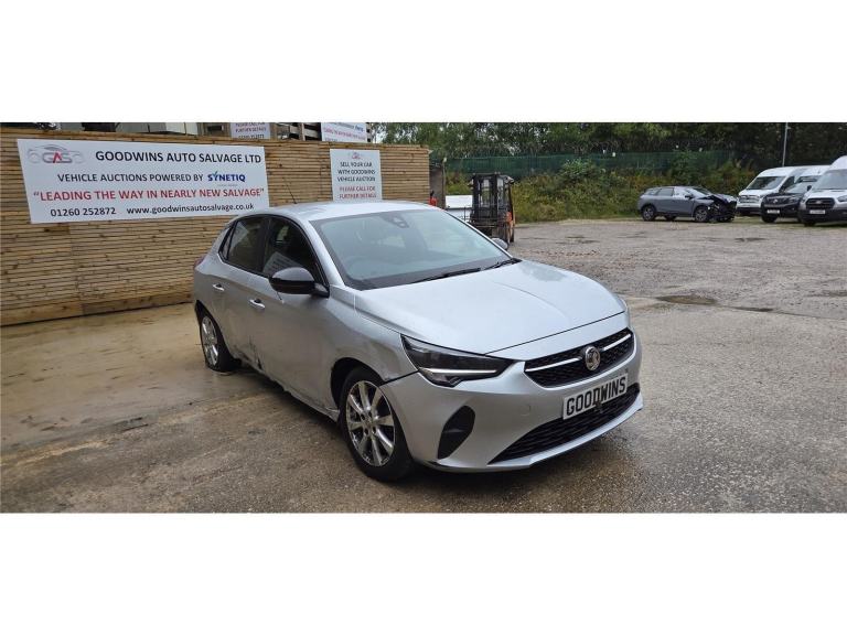 2023 VAUXHALL CORSA DESIGN 1.2T ACCIDENT DAMAGED REPAIRABLE SALVAGE