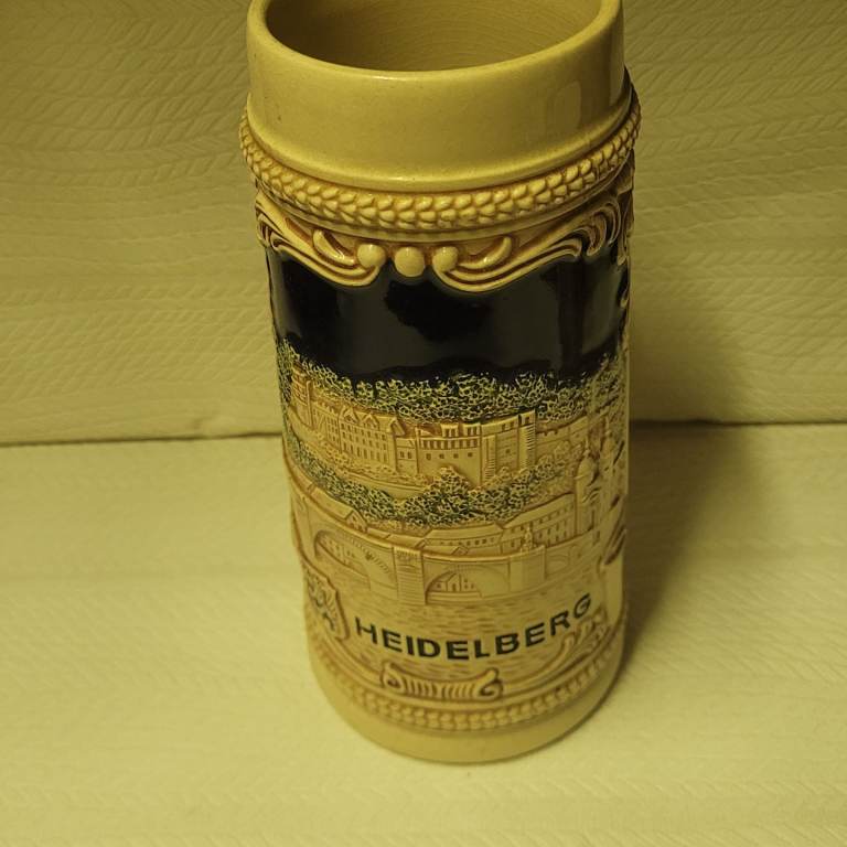 Vintage Heidelberg Germany Beer Stein Stoneware Excellent Condition 0.5L (e)