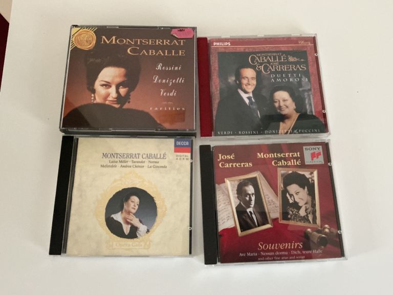 4 Montserrat Caballé / José Carreras Classical CDs -