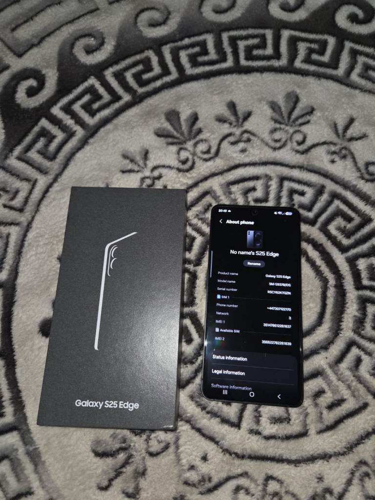 Samsung Galaxy s25 edge 256GB 