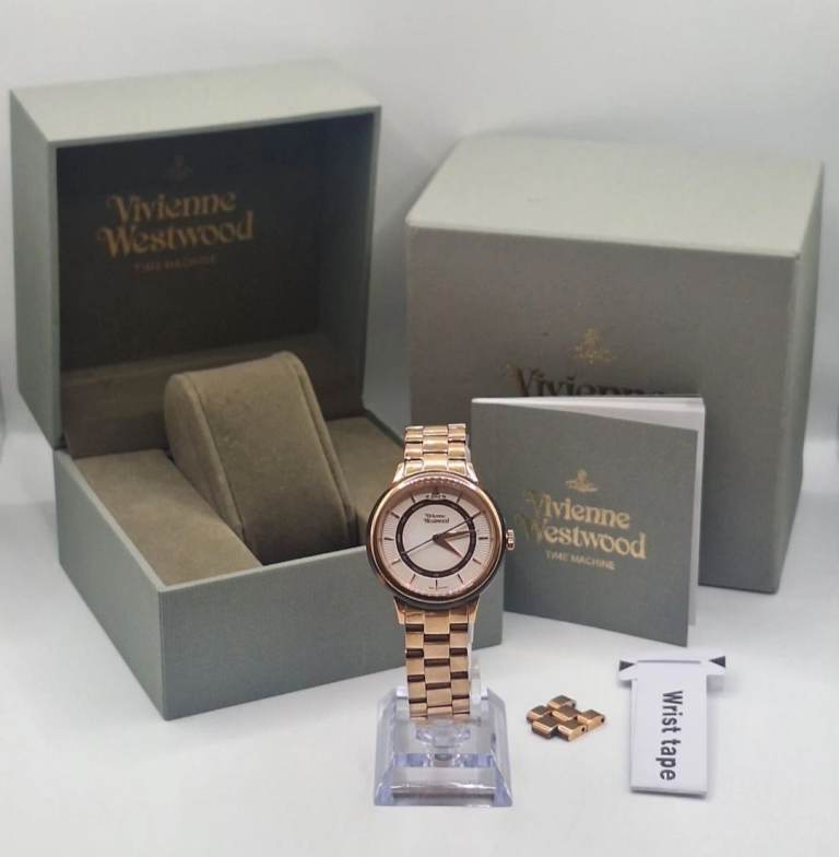 Rare Vivienne Westwood Portobello Ladies Rose Gold Watch - VV158RSRS
