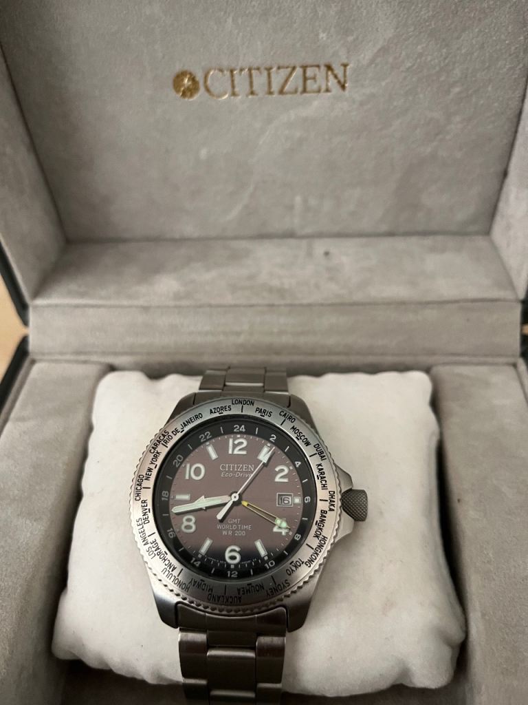 Gents Citizen Promaster GMT World Timer wristwatch | in Newmains, North ...