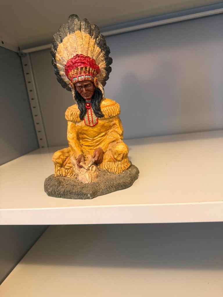 Native American Chief Figurine – Collectible Decorative Ornament
