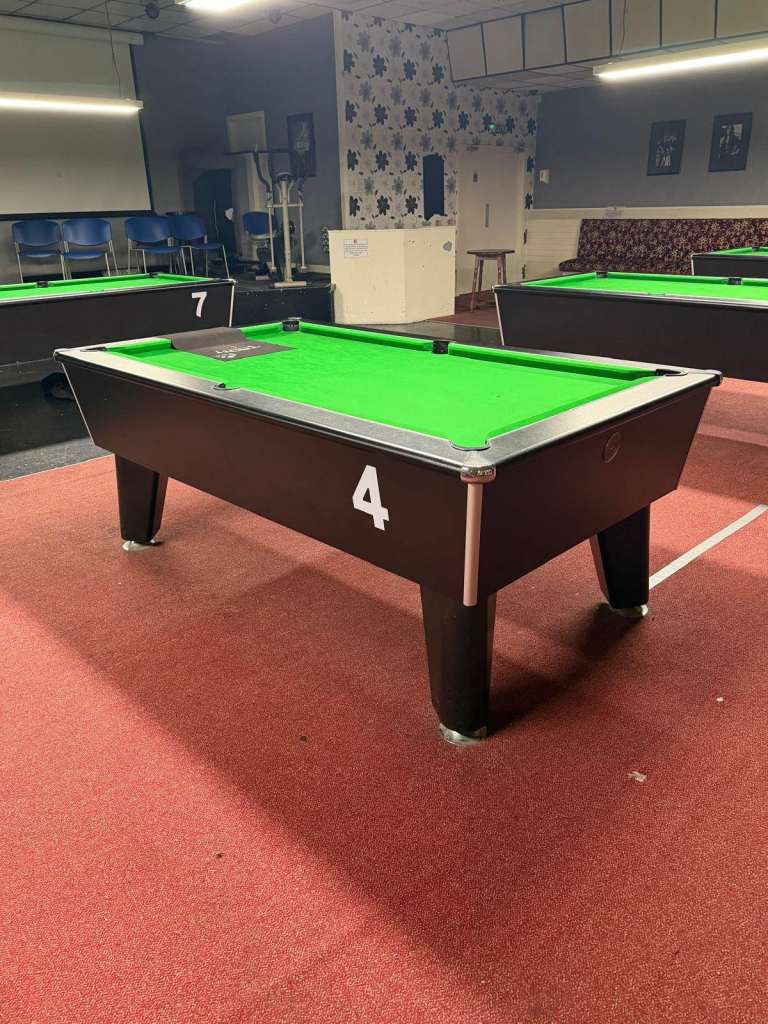* England and Wales Only * 7ft Used Black Freeplay Pool Tables for Sale Can be Delivered + Setup