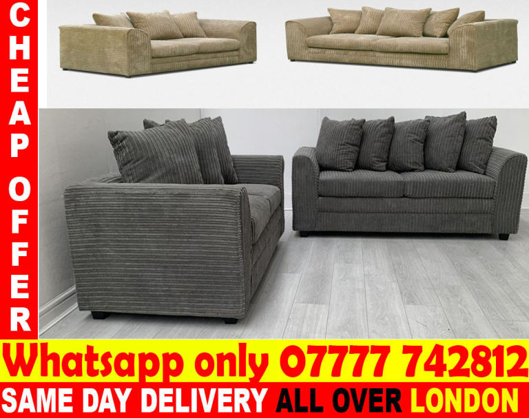 - FREE DELIVERY -L Shape sofa 3 seater and 2 seater (rvtbyn