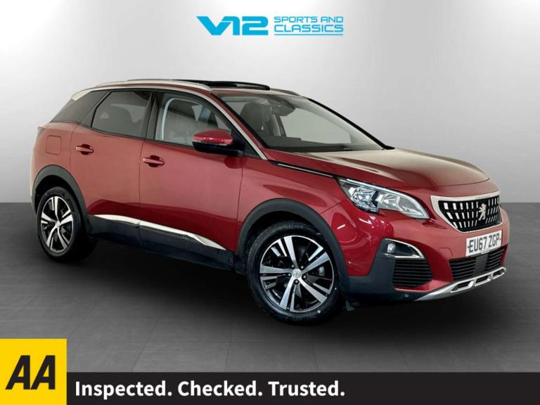 2017 Peugeot 3008 1.2 PureTech Allure SUV 5dr Petrol EAT Euro 6 (s/s) (130 ps) SUV Petrol Automatic