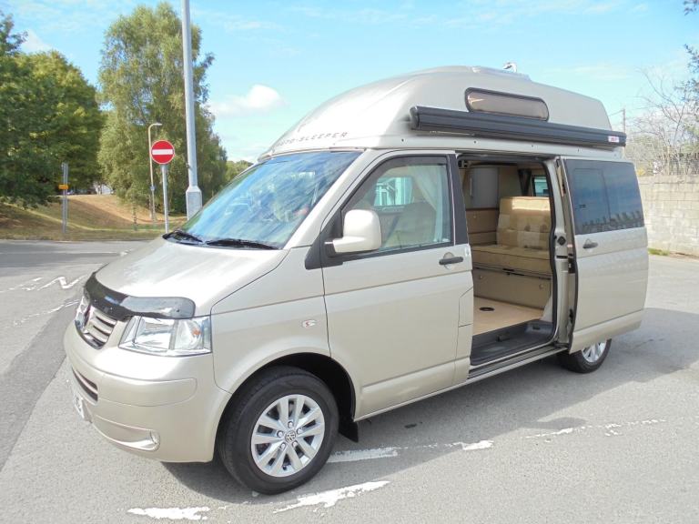 2008 08 VW AUTO-SLEEPERS TRIDENT 174 AUTOMATIC IN WHEAT GOLD # ONLY 55611 MLS #