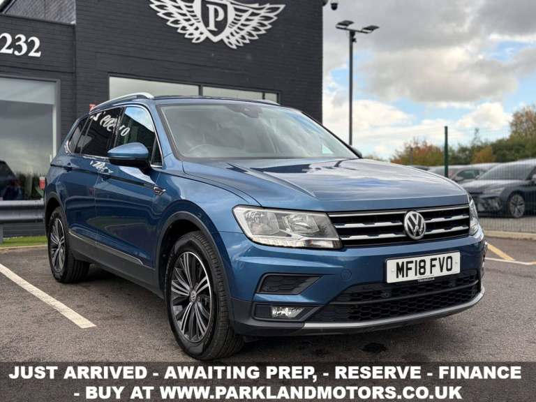 2018 Volkswagen Tiguan 2.0 Tiguan Allspace SE Nav TDI 4Motion Semi-Auto 4WD 5dr SUV Diesel Automatic