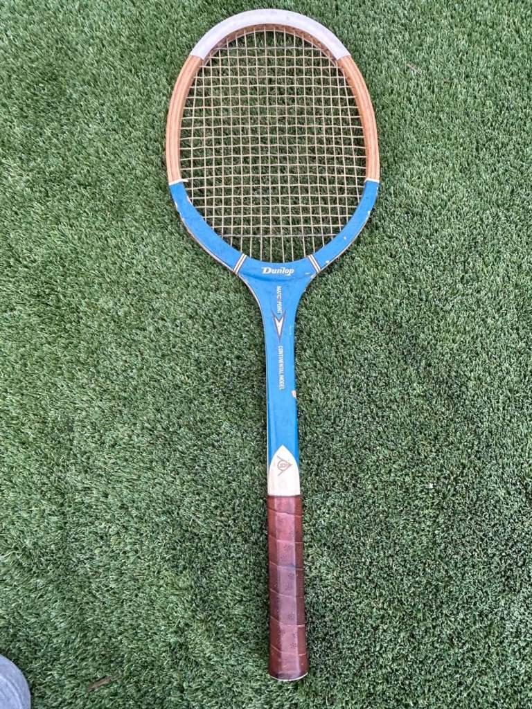 Vintage 1970 Dunlop Matchpoint Continental Model Tennis Racquet