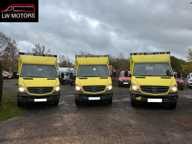 5X MERCEDES BENZ SPRINTER 519 CDI DIRECT EX AMBULANCE SERIVICS 2017 17 REG